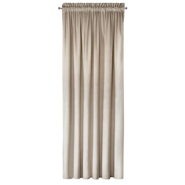 Zasłona gotowa na taśmie MELANIE 140x270 Eurofirany beżowa zdjęcie 3