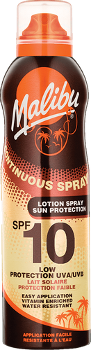 Malibu SPF10 Balsam Ochronny W Aerozolu + Żel Po Opalaniu 100ml na Arena.pl