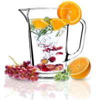 DZBANEK SZKLANY DO NAPOJÓW WODY SOKU 1,23L POJEMNY