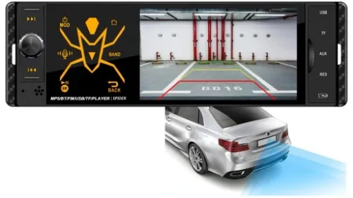 RADIO SAMOCHODOWE 1-DIN BLUETOOTH USB SD AUX DOTYK 4" MIKROFON PILOT ZESTAW na Arena.pl