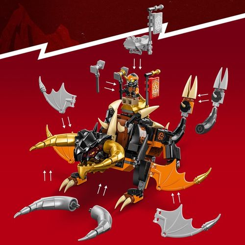 LEGO Ninjago Smok Ziemi Cole'a EVO 71782 na Arena.pl