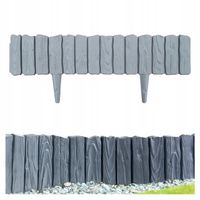 Palisada ogrodowa płotek obrzeże trawnikowe 812 cm - WOOD GRAFIT