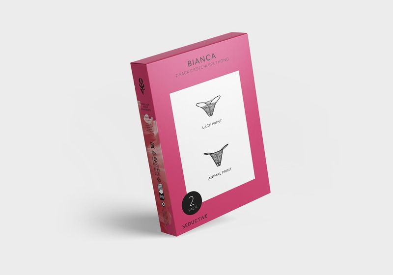 bianca 2-pak stringi otwarte 2xl/3xl zdjęcie 12