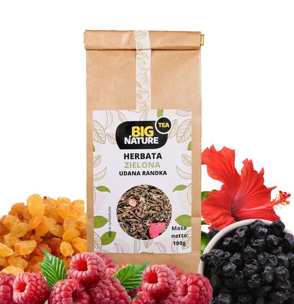 Herbata zielona UDANA RANDKA 100g zdjęcie 1