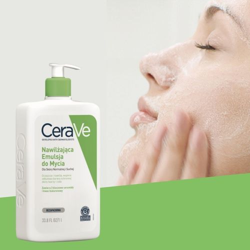CeraVe Emulsja Nawilżająca do Mycia Dla Skóry Normalnej i Suchej 1l na Arena.pl