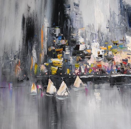 Duża abstrakcja (90x120cm) na Arena.pl