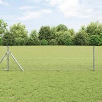 Spawana siatka ogrodzeniowa Srebrny 0.6 x 100 m