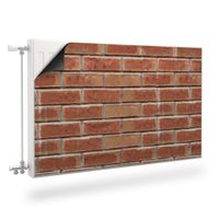 Maskownica MAGNETYCZNA Na Kaloryfer Ceglana Ściana Efekt 3D 80cm x 60cm