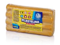 plastelina astra 500g metaliczna złota