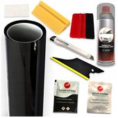 Folia Do Przyciemniania Szyb Samochodowa 95% Black 75x500 Mega Zestaw XL