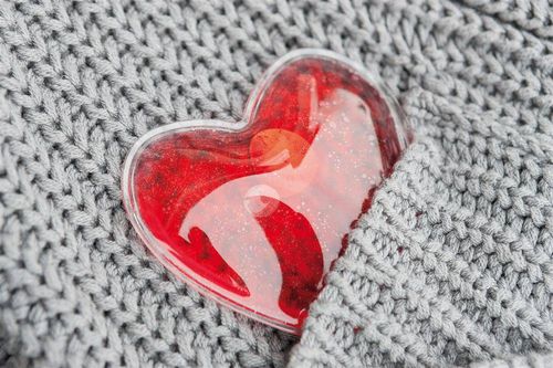 Ogrzewacz dłoni WARM HEARTED, czerwony na Arena.pl