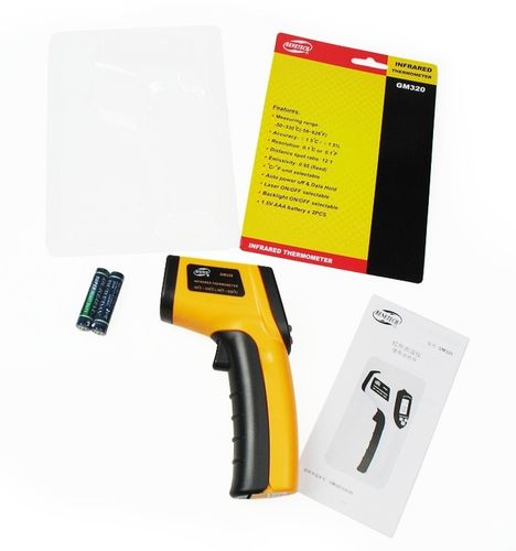 PIROMETR TERMOMETR LASEROWY BEZDOTYKOWY MIERNIK NA PODCZERWIEŃ -50 +400°C na Arena.pl