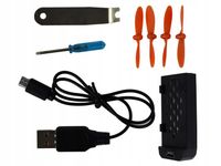 DRON TURBO KAMERA FULL HD PODGLĄD WIFI AKROBACJE FUTERAŁ AKUMULATOR OSŁONY