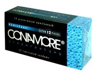 12 Prezerwatyw, Prezerwatywy Gładkie Extra Nawilżane Conamore Wet Unimil