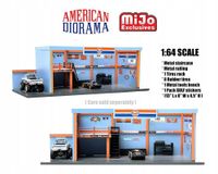 American Diorama - GULF Garage Diorama – MiJo Exclusive 1:64