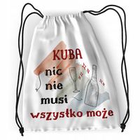 Plecak Dla Kuby Sportowy Szkolny Worek Torba Z Nadrukiem Ze Zdjęciem