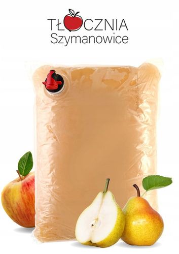 Sok z Jabłek i Gruszki 100% Tłocznia Szymanowice 5l NFC Sok Jabłko Gruszka na Arena.pl