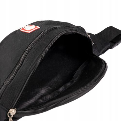 Materiałowa saszetka nerka męska biodrowa suwak na Arena.pl