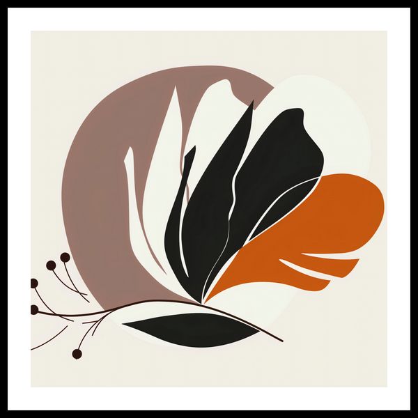 Plakat 70x70cm Elegancja Roślinna zdjęcie 3