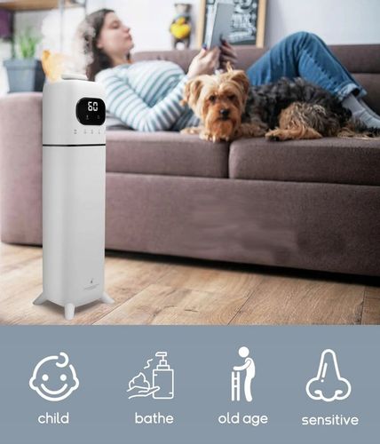 NAWILŻACZ POWIETRZA ULTRADŹWIĘKOWY DUŻY JONIZATOR 2w1 DYFUZOR Z PILOTEM 8L na Arena.pl