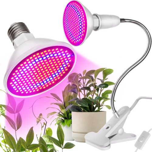 Lampa Panel do Wzrostu Uprawy Roślin 200 LED E27 zdjęcie 11