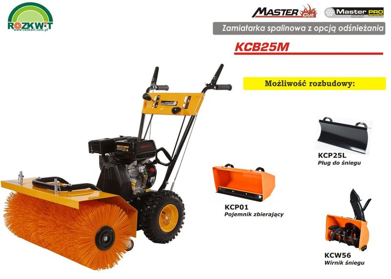 ZAMIATARKA SPALINOWA KCB25M Z OPCJA WIRNIKA DO ŚNIEGU zdjęcie 2