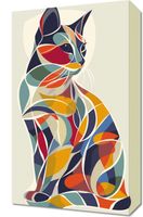 Obraz 30x50cm Kalejdoskopowy Kot