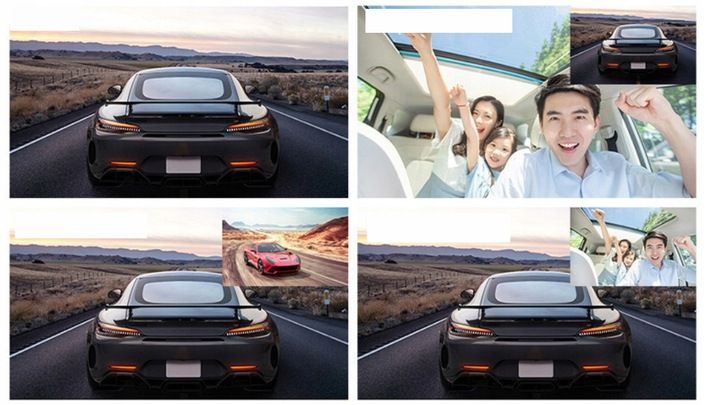 WideoRejestrator 3 Kamery z Kamerą cofania G-sensor Wstrząsy menu PL zdjęcie 10