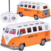 POMARAŃCZOWY AUTOBUS PODŚWIETLONY STEROWANY PILOTEM
