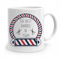 Kubek Prezent Dla Fryzjera The Best Barber In Town Z Nadrukiem Ze Zdjęciem