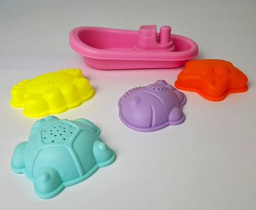 zabawki do piaskownicy Statek - różowy na Arena.pl