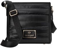 Torebka Damska Monnari Listonoszka Na Ramię Z Paskiem Czarna Pikowana