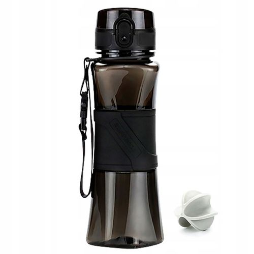 BUTELKA SHAKER DO BIAŁKA, DO ODŻYWEK 550ML BIDON NA WODĘ Z TRITANU CZARNY na Arena.pl