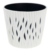 DONICZKA Z WKŁADEM OZDOBNA BIAŁA DUŻA 7,9L OSŁONKA