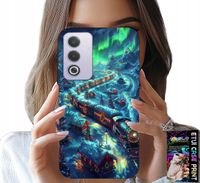 ETUI DO OPPO A80 5G - POCIĄG, EKSPRES ŚWIĄTECZNY WZORY + FOLIA