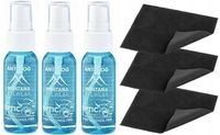 PŁYN ANTIFOG PRZECIW PAROWANIU OKULARÓW I GOGLI 3x 30ML + ŚCIERECZKI