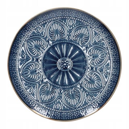 Talerz INDIE obiadowy granatowy 27 cm na Arena.pl
