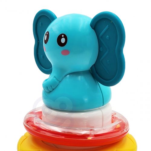 WOOPIE BABY Piramida Wieża Interaktywna Słonik z Obręczami Grzechotka na Arena.pl
