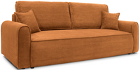 Pomarańczowa Kanapa /Sofa z Funkcją Spania 240x100cm LORETA IT-Różne Kolory
