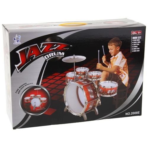 Perkusja 5 Bębnowa z Krzesełkiem Talerzem na Arena.pl