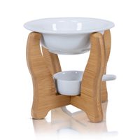 Kominek aromaterapeutyczny – drewniane elementy