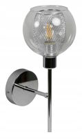 Kinkiet OZZO E14 CHROM KLOSZ BEZBARWNY Candellux