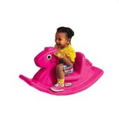 LITTLE TIKES 403C KONIK KON BUJAK ROZOWY na biegu