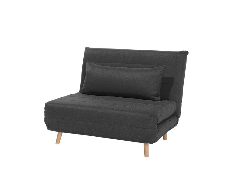 Sofa rozkładana ciemnoszara SETTEN zdjęcie 4