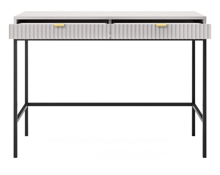 Toaletka Delicious ryflowana szara zdjęcie 4