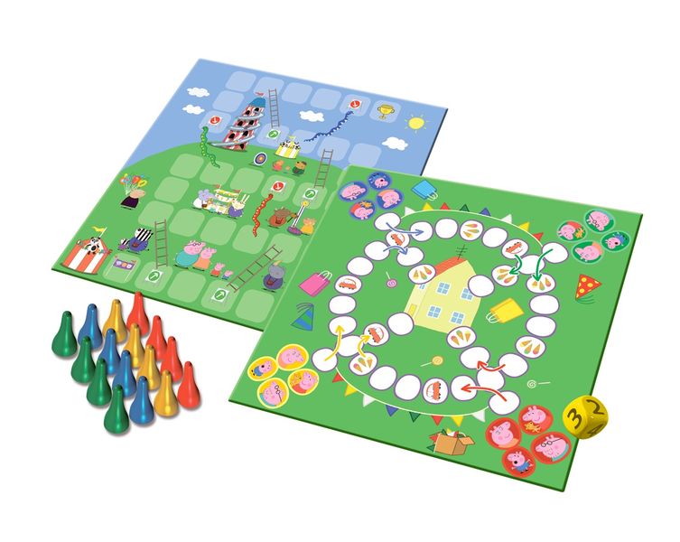 GRA 2w1 Chinczyk/Weze i drabiny Peppa 02067 zdjęcie 2