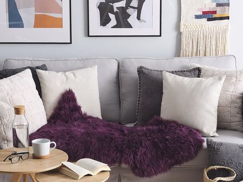 Skóra owcza fioletowa ULURU na Arena.pl