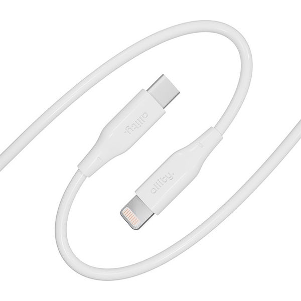 Allity kabel AUC-02 USB-C - Lightning 2,0 m 27W biały zdjęcie 3