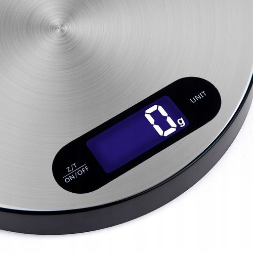 WAGA KUCHENNA ELEKTRONICZNA PRECYZYJNA Z MISĄ SREBRNA LCD 1G / 5KG na Arena.pl