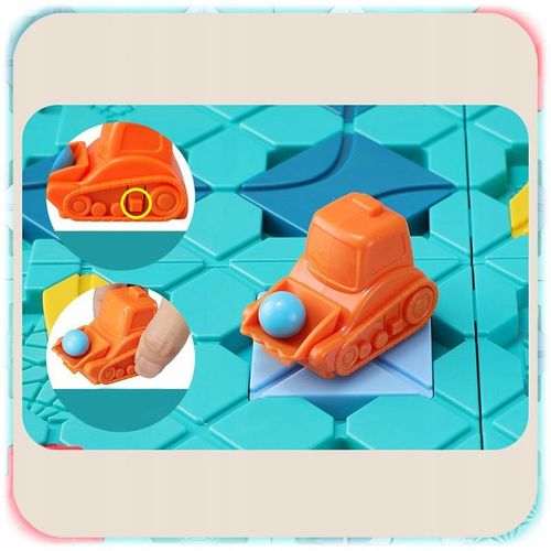 GRA LOGICZNA DLA DZIECI Układanka Labirynt Budowanie Drogi Klocki PREZENT na Arena.pl